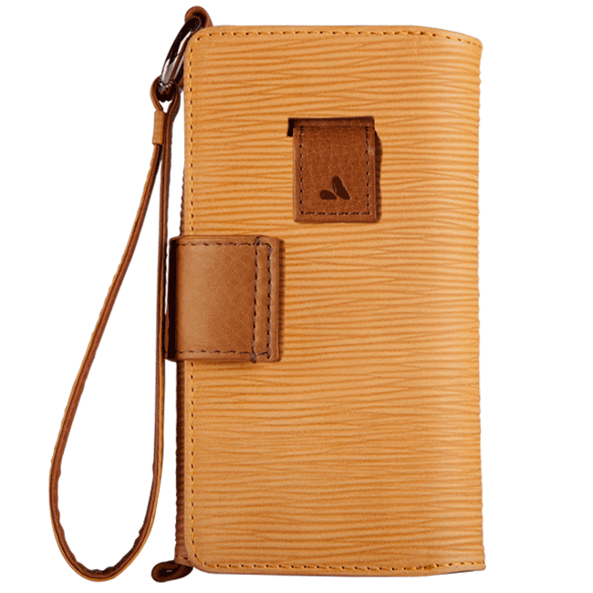 Lola XO - Wristlet Leather wallet case for iPhone 7 - Vaja