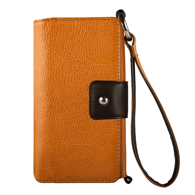 Lola XO - Wristlet Leather wallet case for iPhone 7 - Vaja