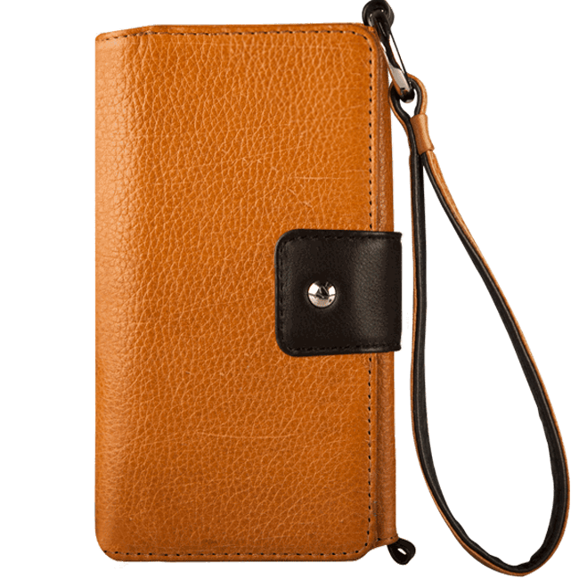 Lola XO - iPhone 7 Plus Wallet leather wristlet case - Vaja