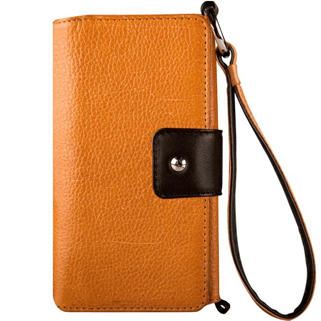 Lola XO - iPhone 8 Plus Wallet leather wristlet case - Vajacases