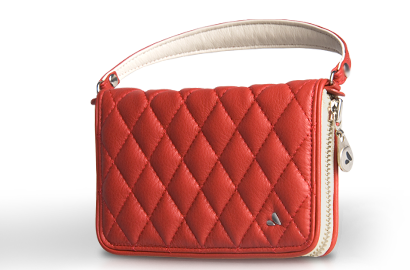Lucy Clutch Matelassé – Smartphone-Clutch aus hochwertigem Leder