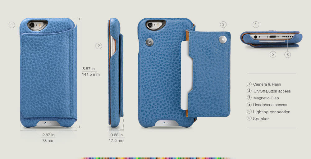 Niko Wallet - Leather Wallet case for iPhone 6/6s