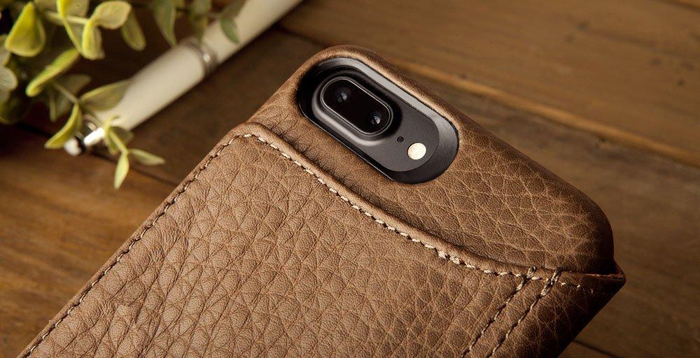 Funda de cuero Niko Wallet para iPhone 8 Plus