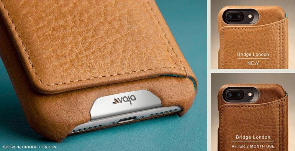 Funda de cuero Niko Wallet para iPhone 8 Plus