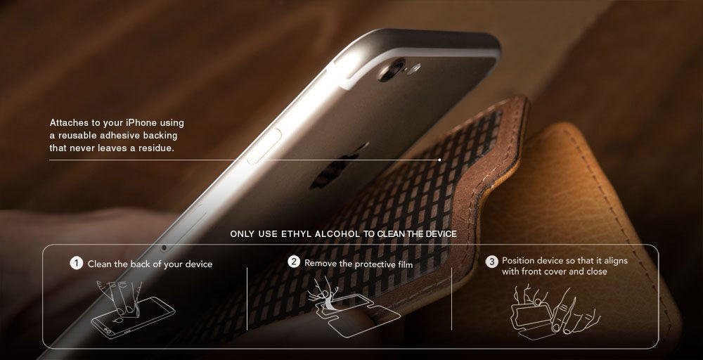 Nuova Pelle - Wrap around iPhone 6/6s Leather Cover