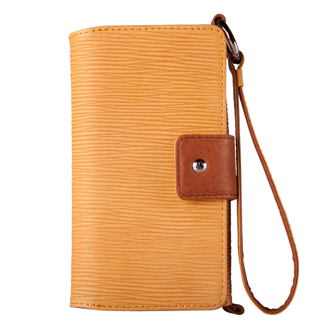 Lola XO - Wristlet Leather wallet case for iPhone 7 - Vaja