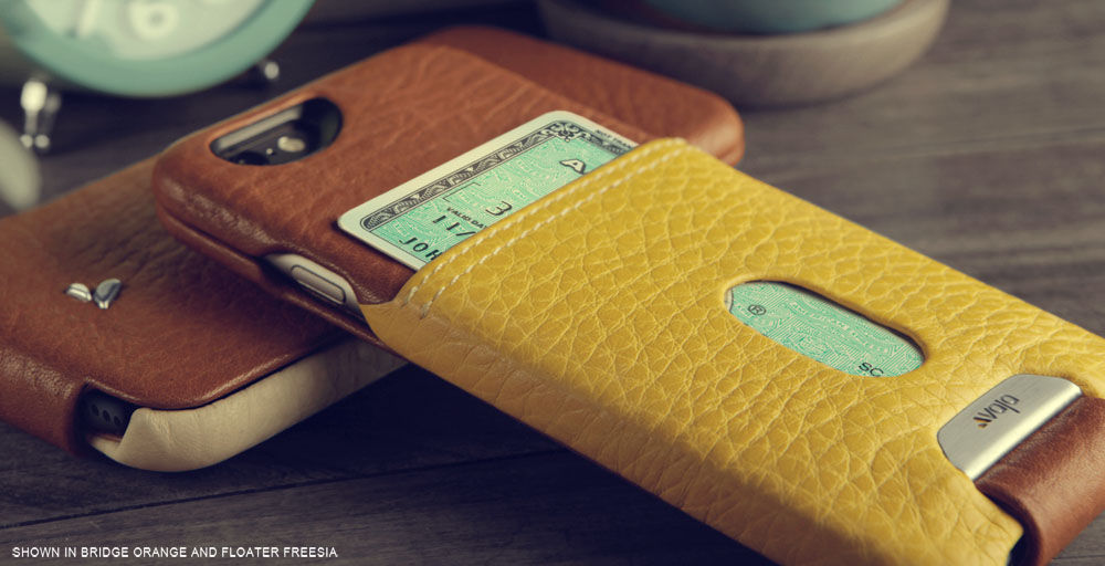 Top ID - Funda de cuero tipo billetera para iPhone 6/6s