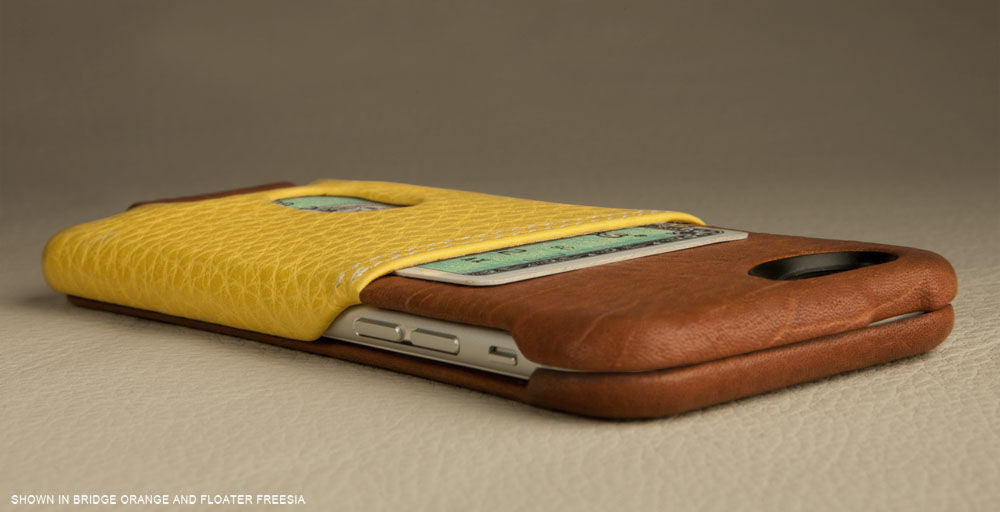 Top ID - Funda de cuero tipo billetera para iPhone 6/6s