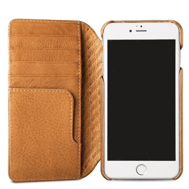 Wallet Agenda iPhone 8 Plus Leather Case - Vajacases