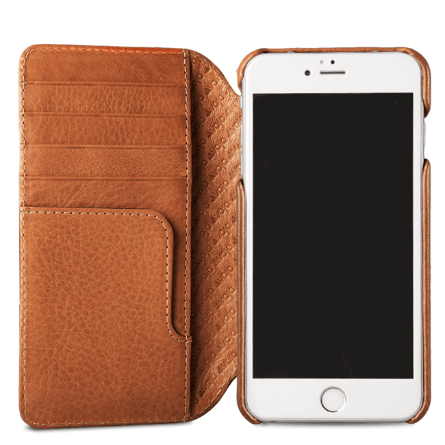 Wallet Agenda iPhone 8 Plus Leather Case - Vajacases