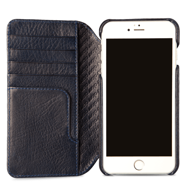 Wallet Agenda iPhone 8 Plus Leather Case - Vajacases
