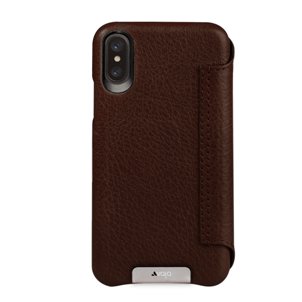 Wallet Agenda iPhone X / iPhone Xs Leather Case - Vaja