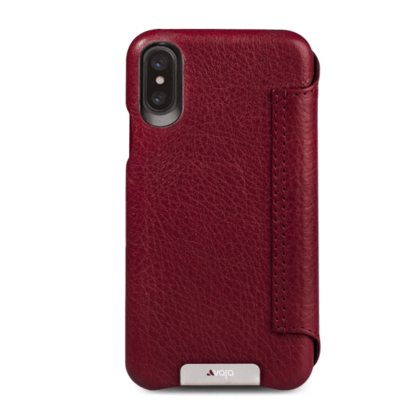 Wallet Agenda iPhone X / iPhone Xs Leather Case - Vaja