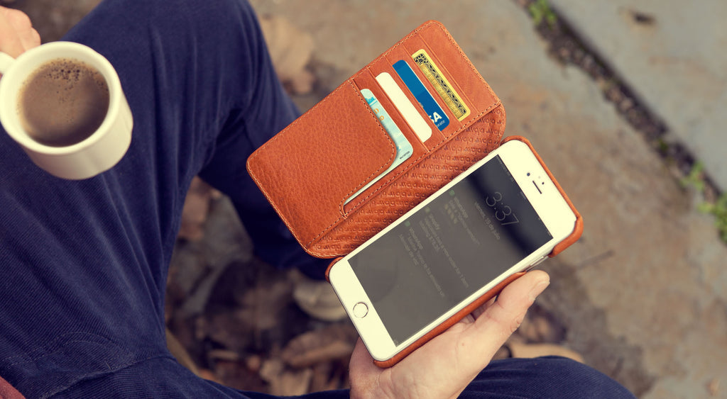 Agenda Billetera - Funda de Cuero Billetera para iPhone 7